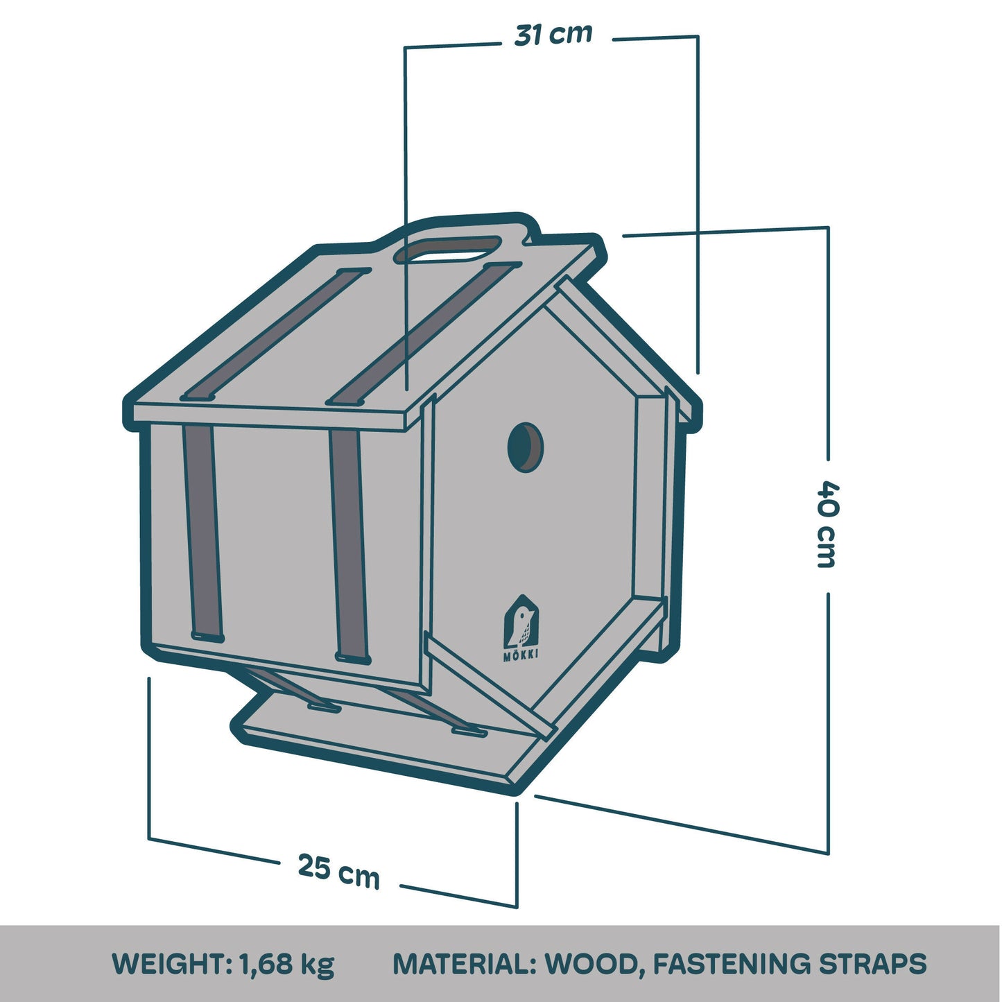 MÖKKI - Hexagonal Bird House