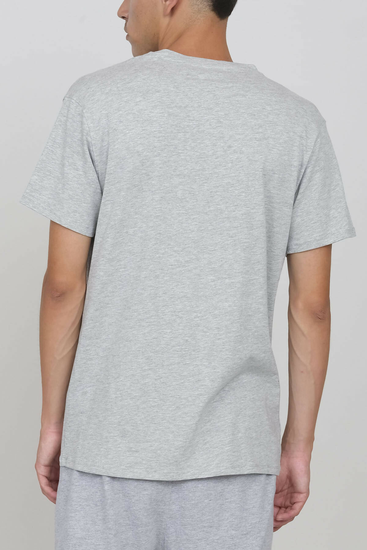V Neck T-shirt Grey