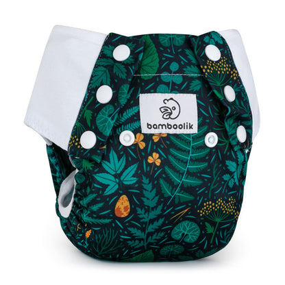 Bamboolik Reusable Diapers - Trainer | Color: Fern, Size: XL