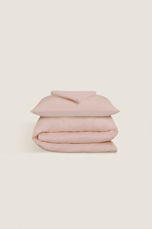 Bed Linen Set - Baby Dusty Pink