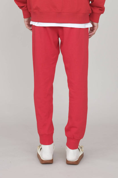 Brushed Joggers Red