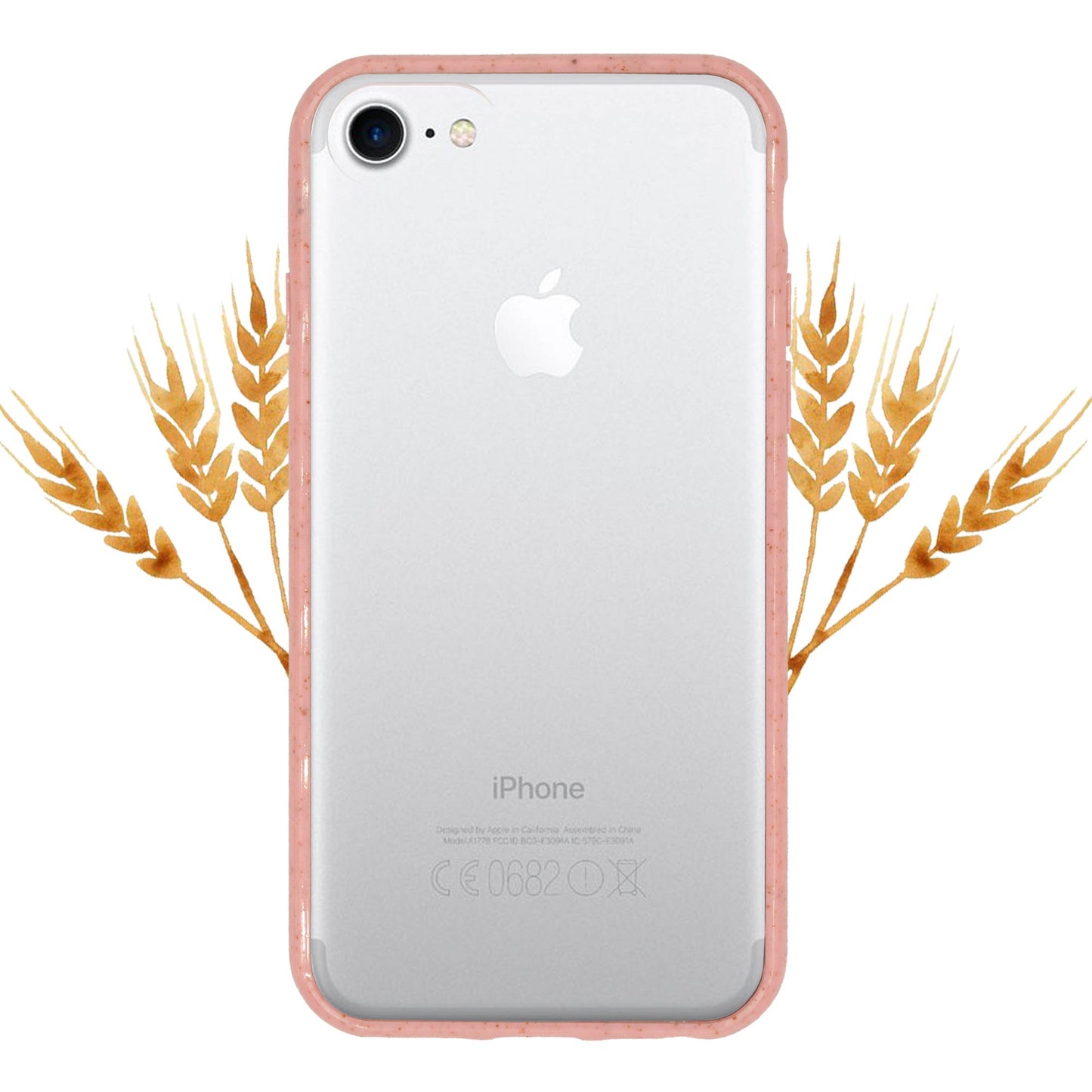 Biodegradable Phone Case - Transparent Pink