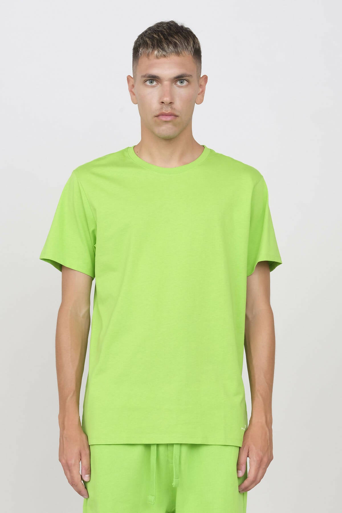 Crew Neck T-shirt Apple Green