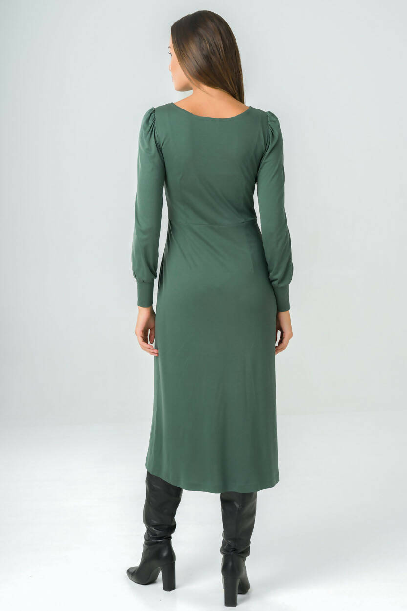 Dress Victoria green LS