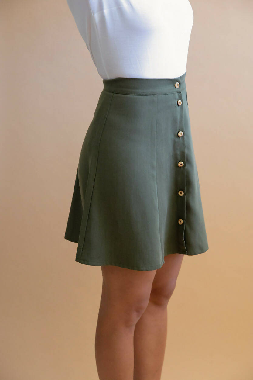 Skirt Parrotia khaki