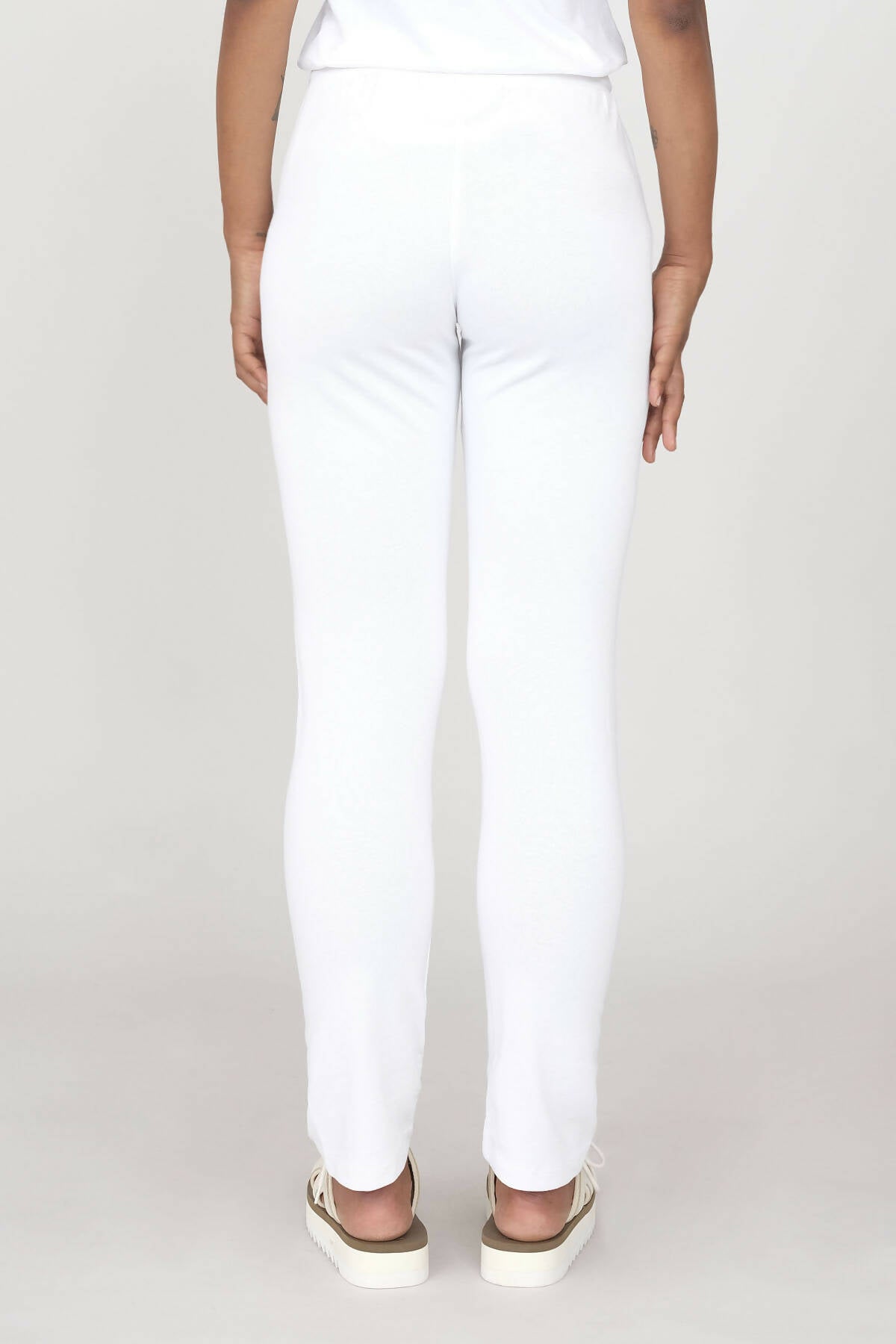 Joggers Straight White