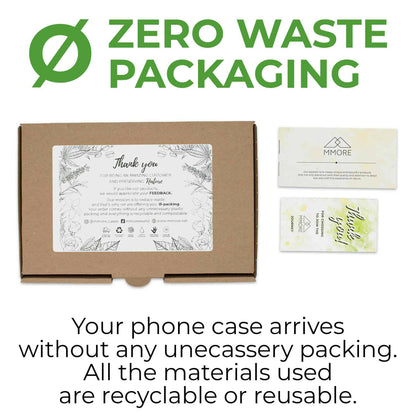 Estuche para teléfono de plástico reciclado y reciclable - Transparente