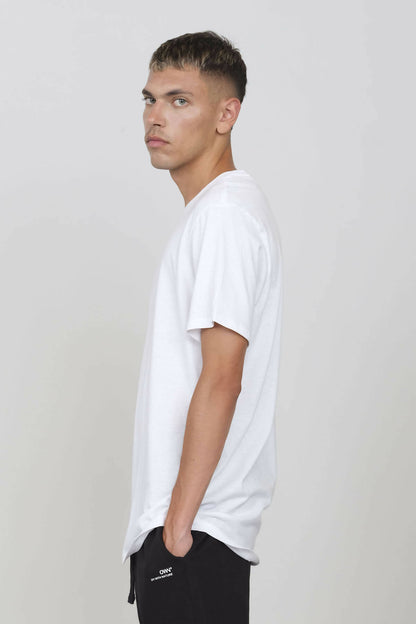 V Neck T-shirt White