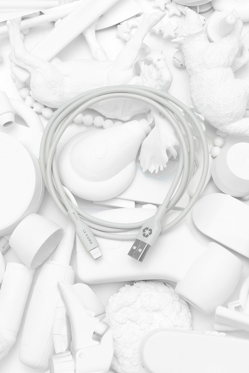 Foggy Snow Lightning cable - 1.2 meter - Made of recycled plastics