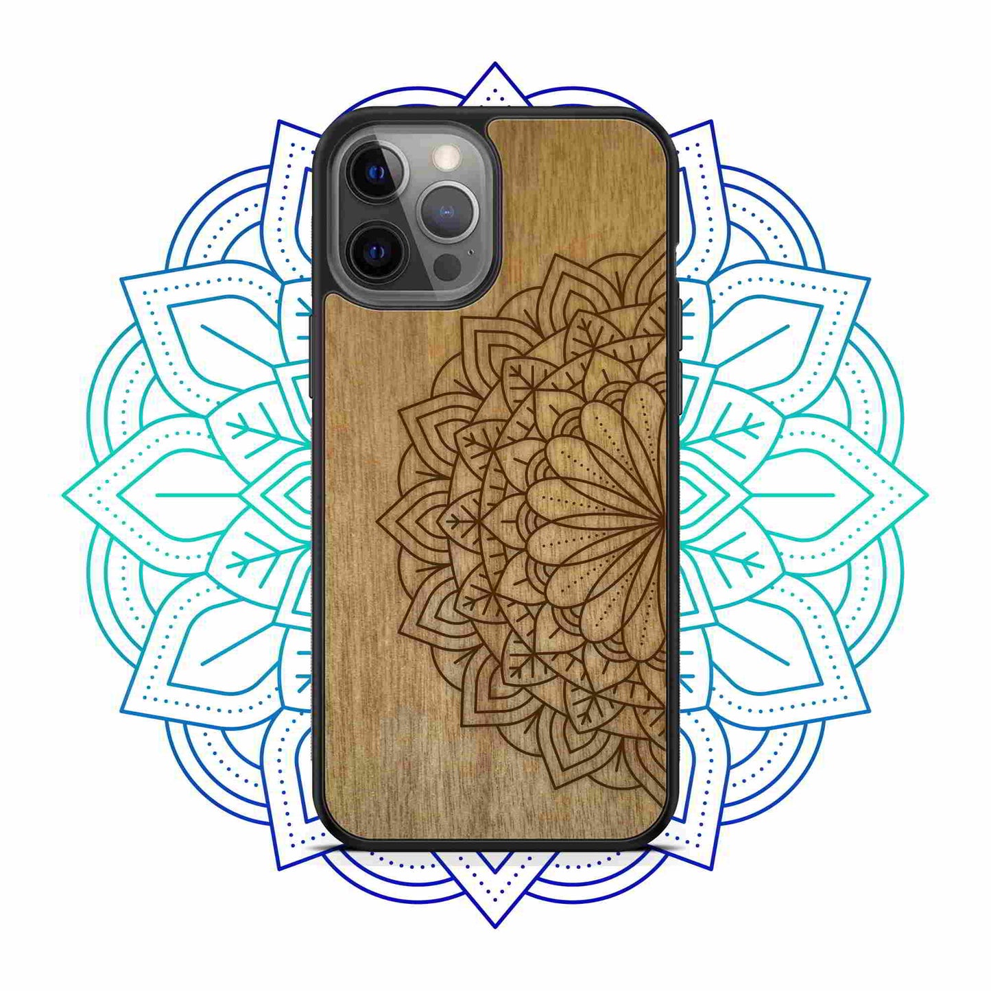 Wood Phone Case - Mandala