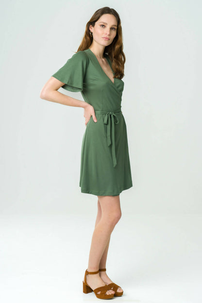 Dress Acacia green bronze