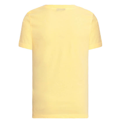 Kinder-T-Shirt in Gelb mit Stickerei