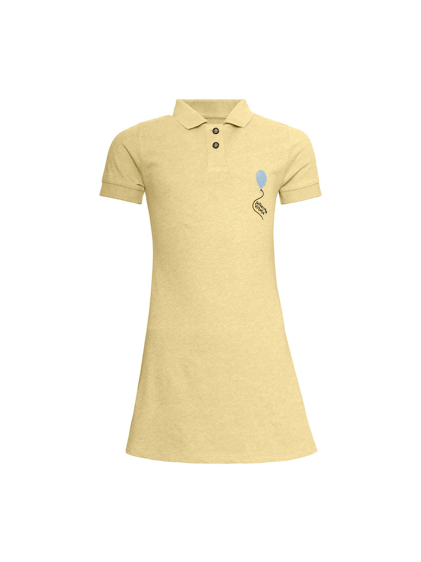 Yellow Polo Dress for Girls