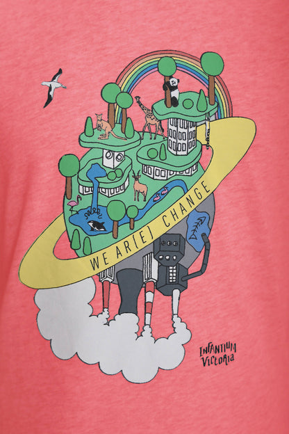 Camisetas gráficas para niños y niñas - Impresión del Día de la Tierra