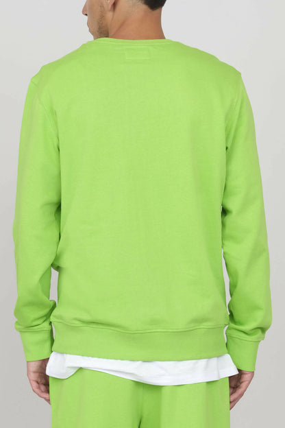 Crew Neck Sweatshirt Apple Green