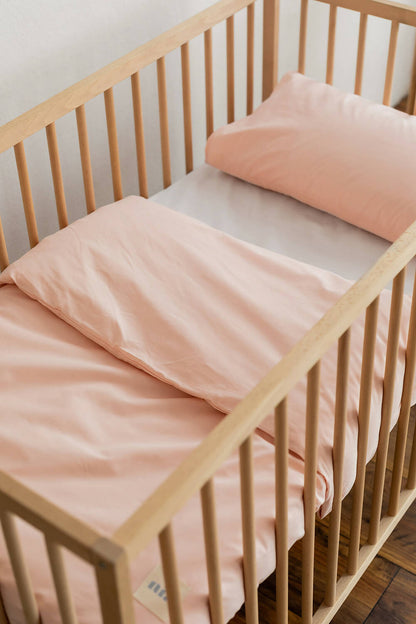 Baby-Bettbezug – Altrosa