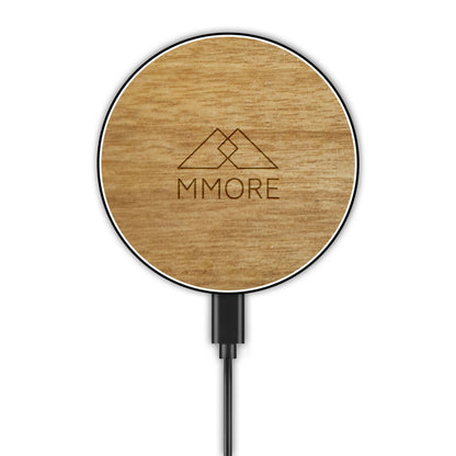 Big Wireless Charger - With Organic and Wood Materials