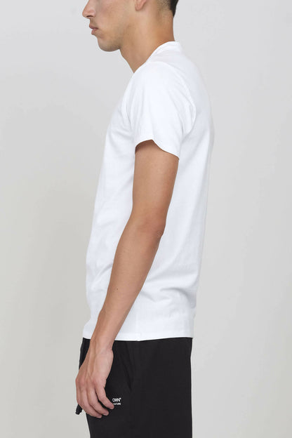 V Neck Jersey T-shirt White