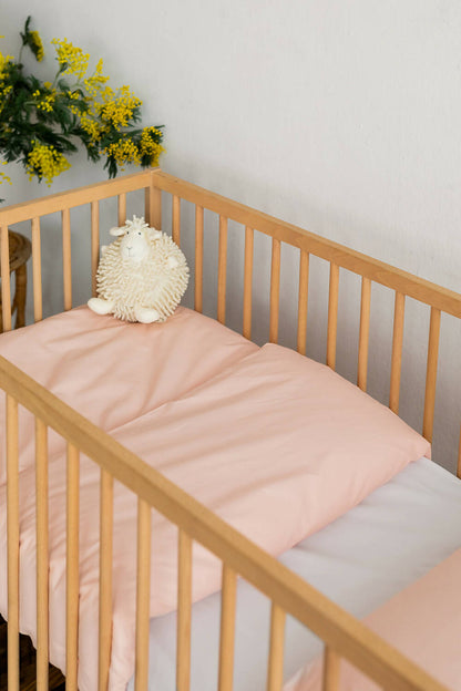Baby-Bettbezug – Altrosa