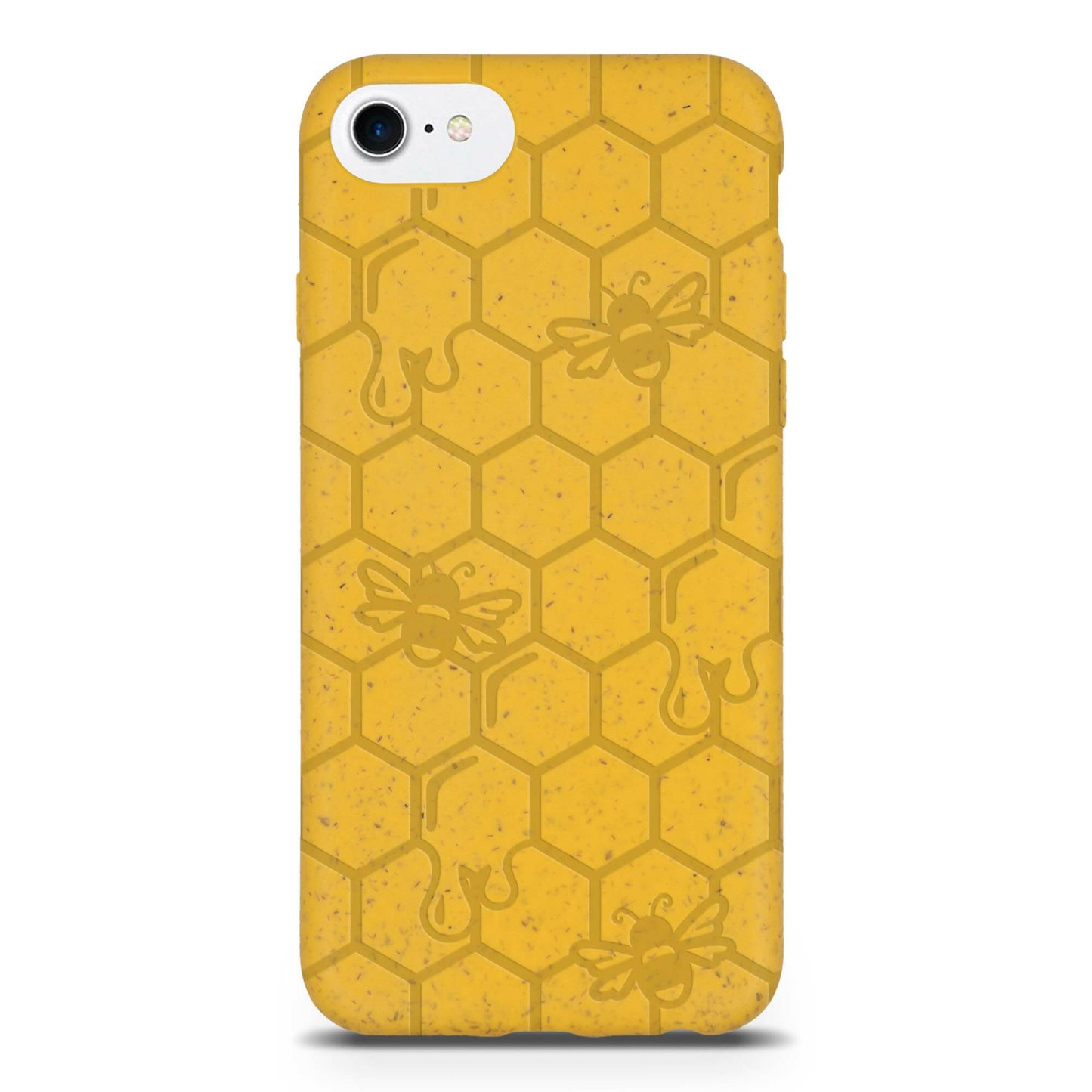 Biologisch abbaubare Handyhülle – Honigbienengelb, Orange und Schwarz