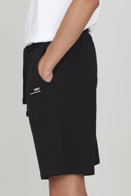 Shorts in Jersey Black